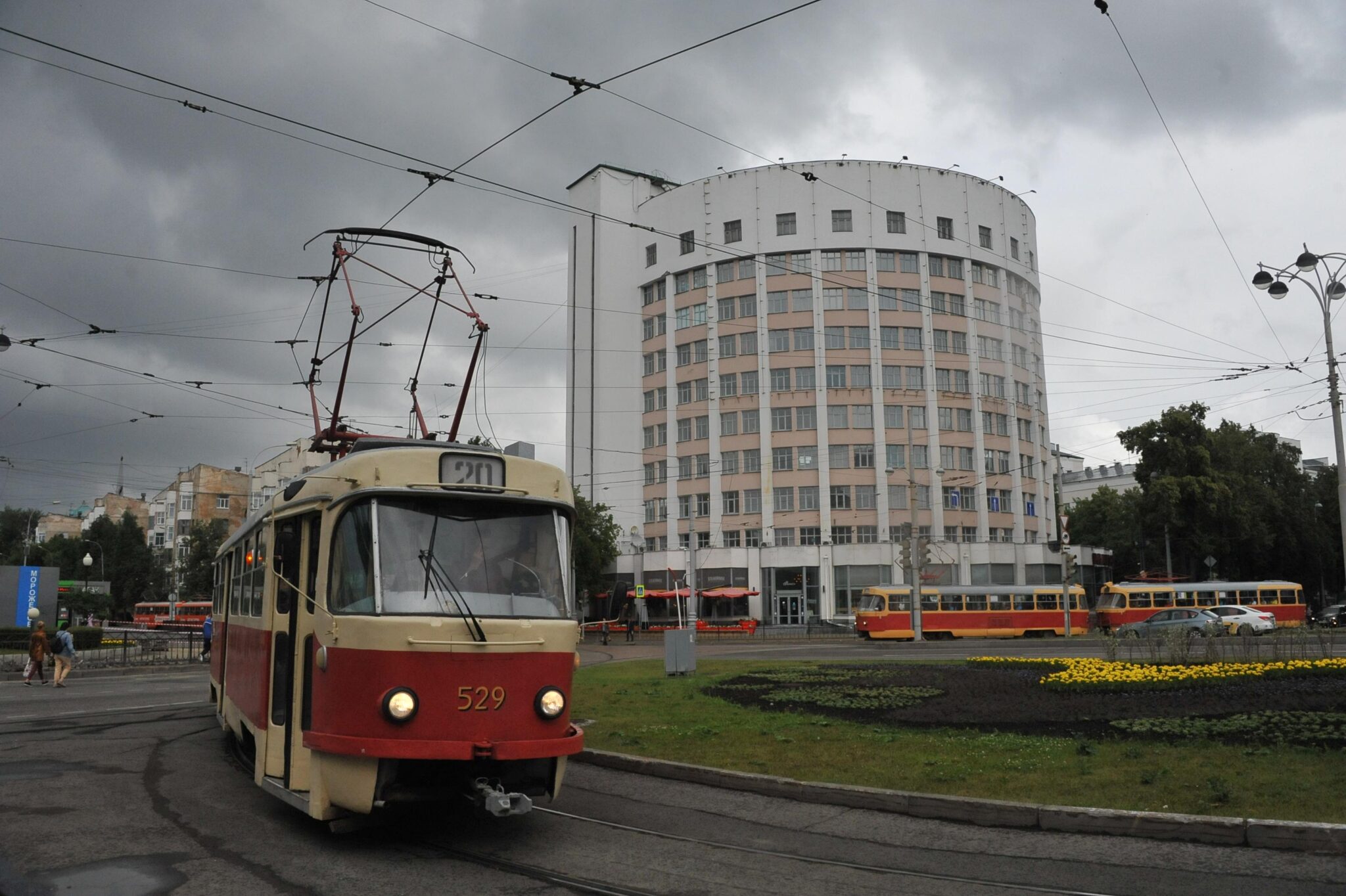 Трамвай татищева. Ливоея Московского областного транспорта.