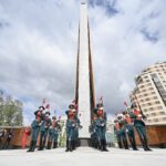 Открытие стелы «Город трудовой славы» в Екатеринбурге. Фото: Павел Ворожцов