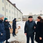 Выезд на спорный объект по жалобе предпринимателя совместно с Главой Режевского городского округа. Фото: предоставлено аппаратом  Уполномоченного по защите прав предпринимателей в Свердловской области