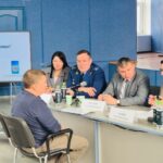 Прием с Верхнесалдинским городским прокурором и Главой Верхнесалдинского городского округа (24 октября, г. Верхняя Салда). Фото: предоставлено аппаратом  Уполномоченного по защите прав предпринимателей в Свердловской области