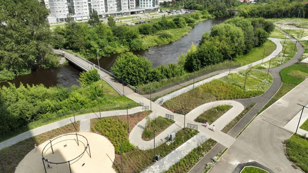 благоустройство набережной реки Исети, Екатеринбург