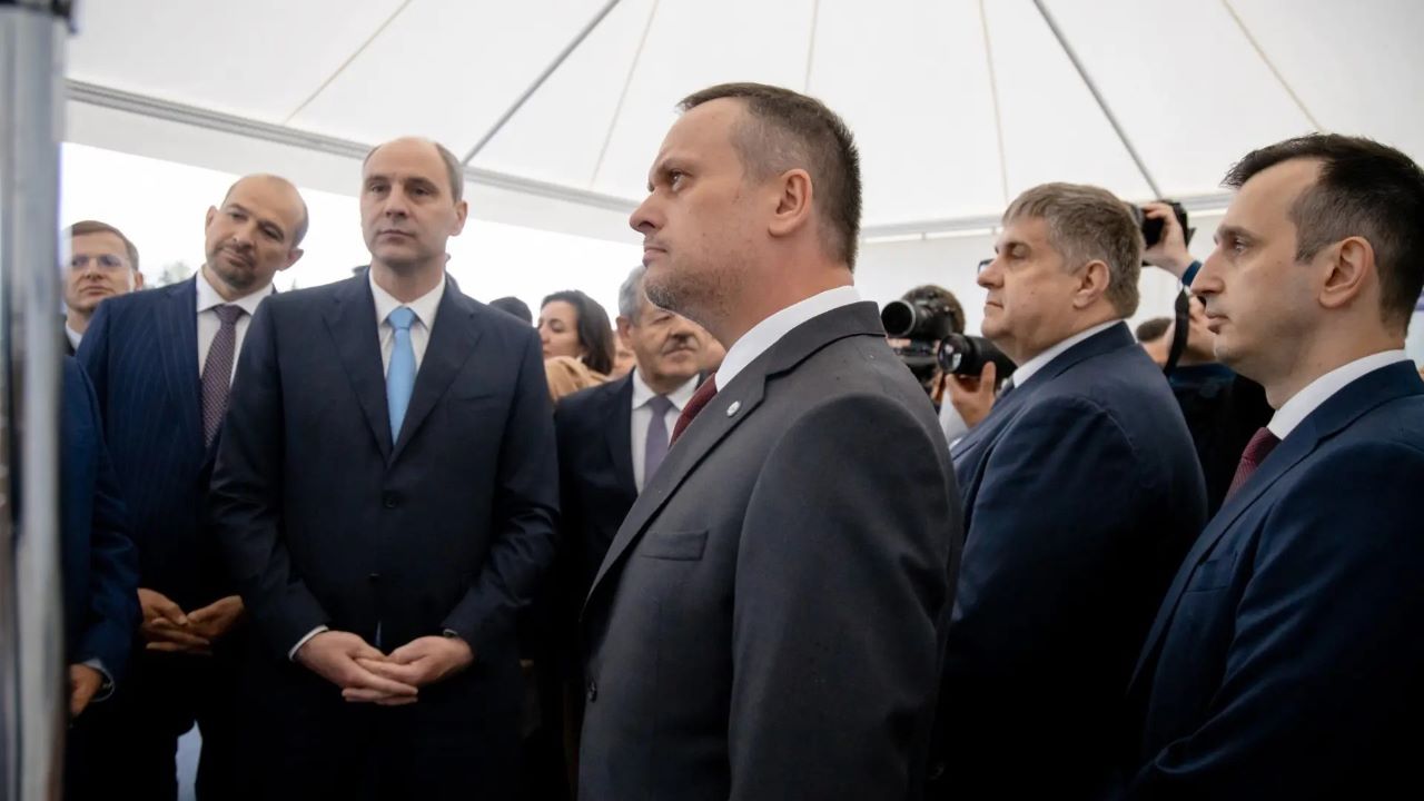 Денис Паслер, Андрей Никитин, Роман Новиков, открытие нового путепровода на трассе Р-354, Свердловская область