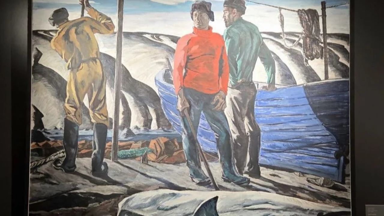 Картина «Зверобои» (1961 год) — работа советских художников Александра и Петра Смолиных