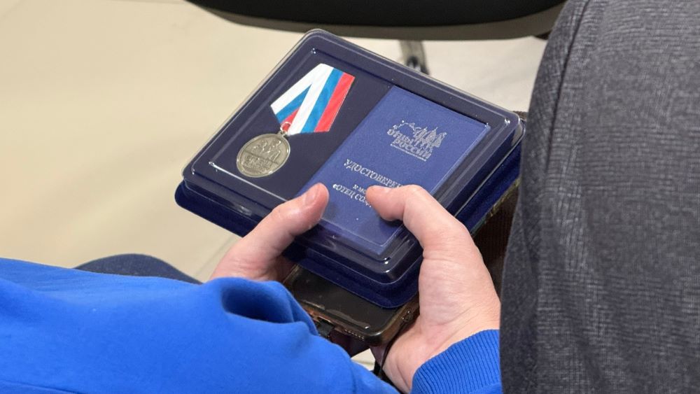 вручение медалей "Отец солдата" в Екатеринбурге