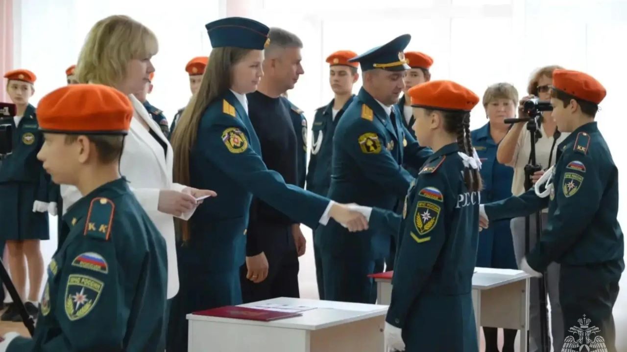 кадеты МЧС, школьники, Богданович