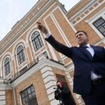 Евгений Куйвашев в Ирбите. Фото: Полина Зиновьева, «Областная газета»