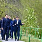 Евгений Куйвашев в Ирбите. Фото: Полина Зиновьева, «Областная газета»